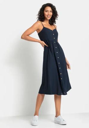 LASCANA Sommerkleid Damen marine Gr.40