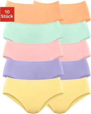 PETITE FLEUR Jazz-Pants Slips Damen orange, grün, rosa, lila, gelb Gr.36/38