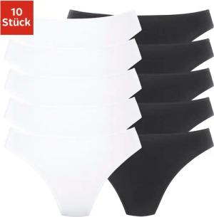 PETITE FLEUR String Damen weiß, schwarz Gr.36/38