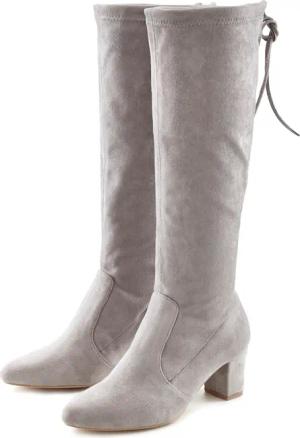 LASCANA Schlupfstiefel Damen grau Gr.40