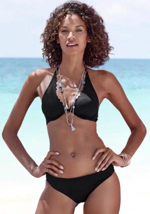 LASCANA Bikini-Hose Damen schwarz Gr.44