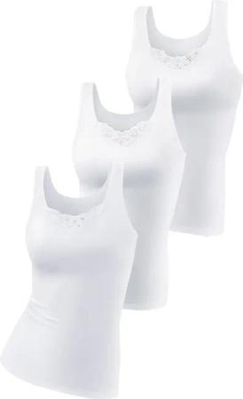 PETITE FLEUR Unterhemd Damen weiß Gr.52
