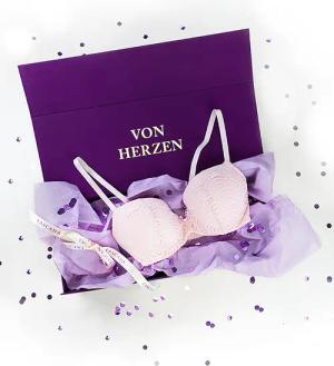 Geschenkbox Damen Lila Gr.