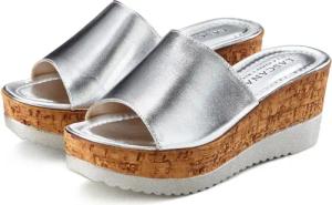 LASCANA Pantolette Damen silberfarben Gr.38