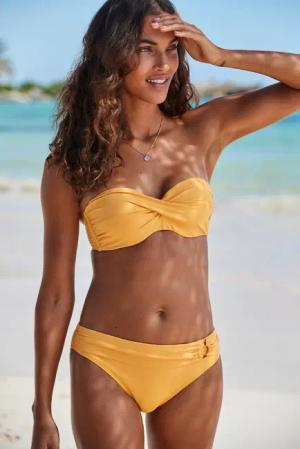 S.OLIVER Bikini-Hose Damen gelb Gr.44
