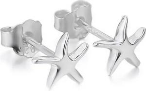 Schmuck-Elfe Paar Ohrstecker Seestern, 925 Sterling Silber