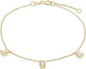 FAVS Silberarmband FAVS Damen-Armband 375er Gelbgold 3 Zirkonia, Modern