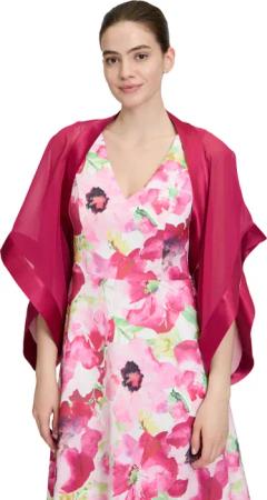 Vera Mont Bolerojacke "Vera Mont Chiffonstola mit 3/4 Arm", ohne Kapuze