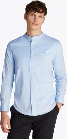 Tommy Hilfiger Langarmhemd "FLEX POPLIN SOLID MAO RF SHIRT"