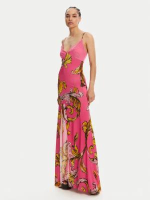 Versace Jeans Couture Sommerkleid 78HAO900 Rosa Regular Fit