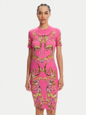 Versace Jeans Couture Kleid für den Alltag 78HAO9P9 Rosa Slim Fit