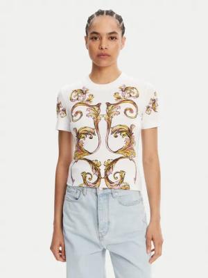 Versace Jeans Couture T-Shirt 78HAH6P8 Weiß Slim Fit