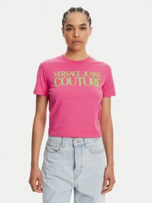 Versace Jeans Couture T-Shirt 78HAHE05 Rosa Regular Fit
