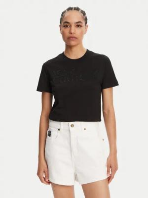 Versace Jeans Couture T-Shirt 78HAHS04 Schwarz Regular Fit