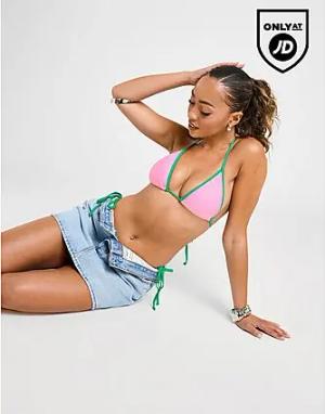 DAILYSZN Heat Triangle Bikini Top - Damen, Pink