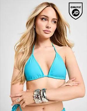 DAILYSZN Triangle Bikini Top - Damen, Blue