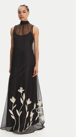 STAUD Abendkleid Albee R25R2209OZ Schwarz Regular Fit