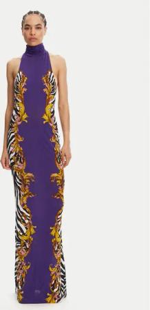 Versace Jeans Couture Abendkleid 78HAO9P5 Violett Slim Fit