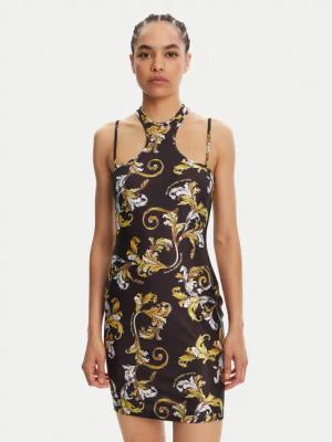 Versace Jeans Couture Coctailkleid 78HAO914 Schwarz Slim Fit