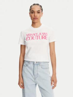 Versace Jeans Couture T-Shirt 78HAHE05 Weiß Regular Fit