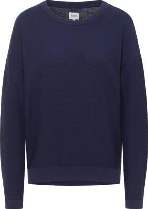 Mustang Damen Langarmpullover Strickpullover dunkelblau