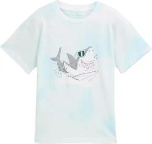 TOM TAILOR Jungen Oversize T-Shirt mit Print, blau, Farbverlauf, Gr. 92/98
