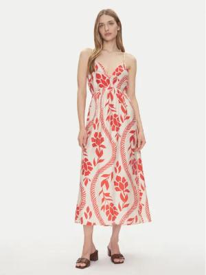ONLY Sommerkleid Catja 15347529 Rot Regular Fit