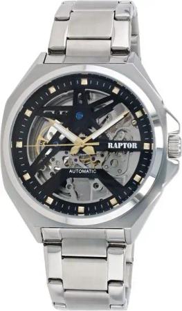 Raptor Quarzuhr RA20410 AUTOMATIK Herrenuhr, 5ATM, vintage, Skelettuhr