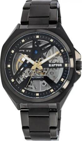 Raptor Quarzuhr RA20410 AUTOMATIK Herrenuhr, 5ATM, vintage, Skelettuhr