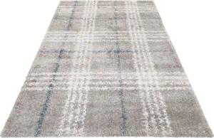 Esprit Hochflor-Teppich "Nora ESP-80336", rechteckig, 30 mm Höhe, Shaggy, Langflor, mit Karo-Muster, Wohnzimmer