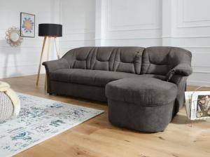 DOMO collection Ecksofa "Sarafina zeitlos und komfortabel, optional mit Federkern, L-Form", wahlweise mit Bettfunktion