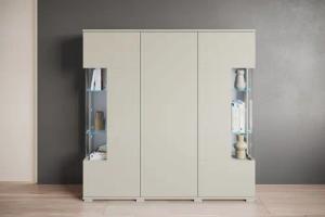 INOSIGN Highboard "Kenia", (1 St.), Modernes Highboard, mit Glastüren, Breite 135 cm
