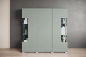 INOSIGN Highboard "Kenia", (1 St.), Modernes Highboard, mit Glastüren, Breite 135 cm