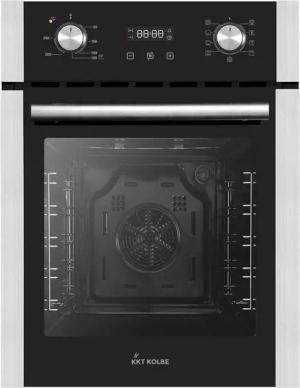 KKT KOLBE Einbaubackofen Backofen Elektroherd 45cm EB4505ED, mit Einschubschienen, Dampfreinigungs-Verfahren, Glas