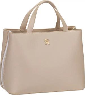 Tommy Hilfiger TH Essential SC Satchel PSP24  in Beige (10.7 Liter), Handtasche