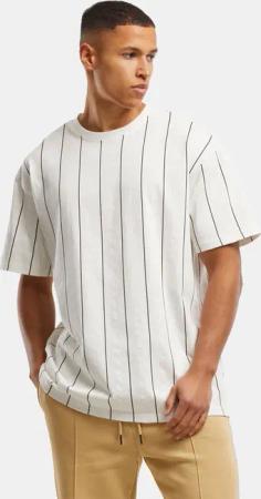 Urban Classics Printed Pinstripe Tee