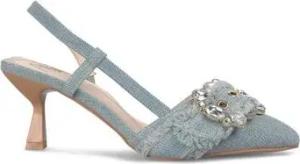 Alma Blue Pumps V25BLK101