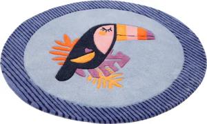 Esprit Kinderteppich "E-Toucan ESP-4373", rund, 9 mm Höhe, besonders weich, Motiv Toucan