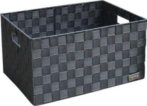 POCOline Aufbewahrungskorb grau Nylon B/H/L: ca. 18x24x34 cm