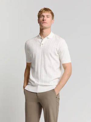 NO EXCESS T-Shirt "No Excess Poloshirt mit kurzen Ärmeln"