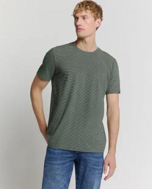 NO EXCESS T-Shirt "No Excess Gestreiftes Crewneck t-shirt"
