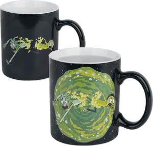 Rick And Morty Tasse - Portal - Tasse mit Thermoeffekt - multicolor - Lizenzierter Fanartikel