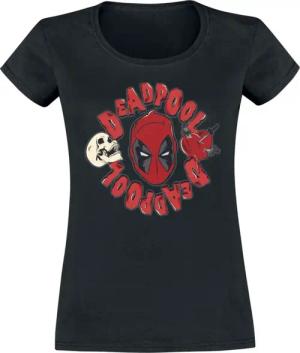 Deadpool - Disney T-Shirt - Love And Dead - S bis XXL - für Damen - Größe XXL - schwarz - EMP exklusives Merchandise!