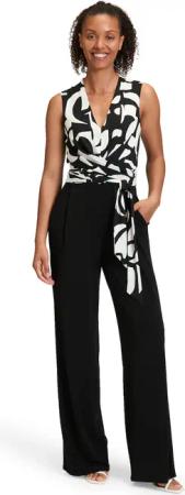 Vera Mont Overall "Vera Mont Jumpsuit mit Bindegürtel", (1 tlg.), Material