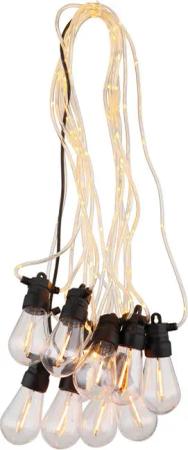 GLOBO LED-Lichterkette VERA schwarz B/H/T: ca. 4,5x10,5x1050 cm