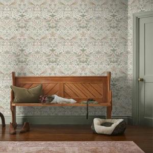 WILLIAM MORRIS AT HOME Vliestapete "Strawberry Thief", Retro, Design Tapeten