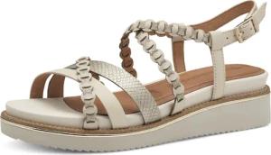 Tamaris Keilsandalette, Riemchensandale, Sommerschuh mit verstellbarer Schnalle