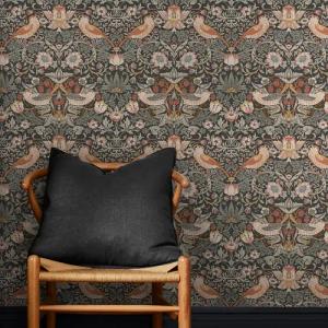 WILLIAM MORRIS AT HOME Vliestapete "Strawberry Thief", Retro, Design Tapeten