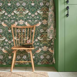 WILLIAM MORRIS AT HOME Vliestapete "Strawberry Thief", Retro, Design Tapeten