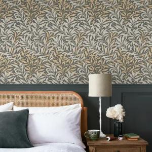 WILLIAM MORRIS AT HOME Vliestapete "Willow Bough", Retro, 10mx52cm (ca. 5m2)